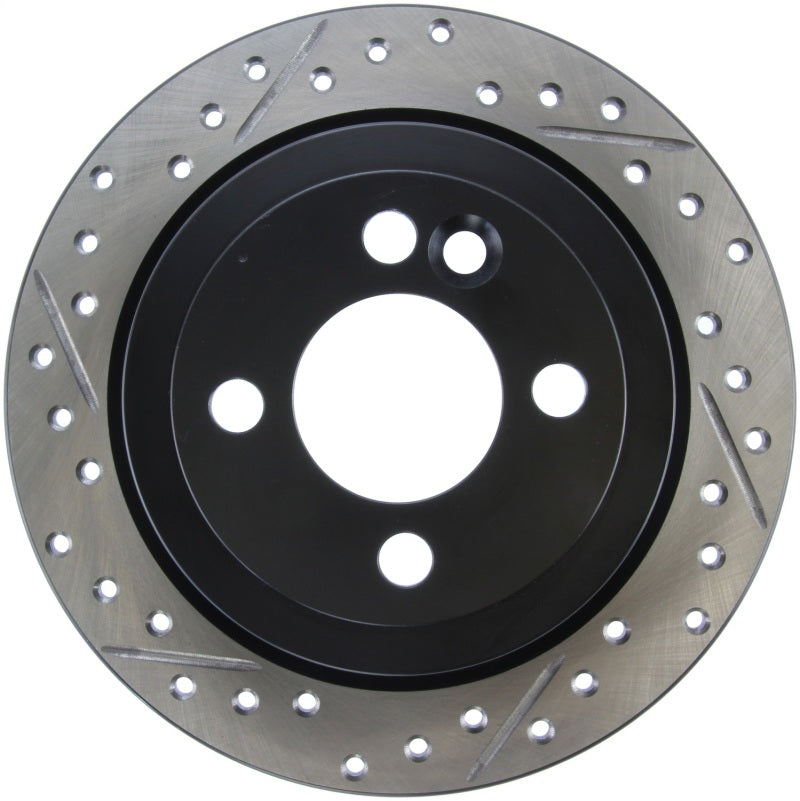 Stoptech 127.34094R 07-09 Mini Cooper/Cooper S Slotted & Drilled Right Rear Rotor
