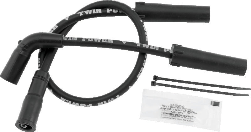 Twin Power 110113 99-06 FLH FLT With Carb 07-Up XL Black Ignition Wire Set