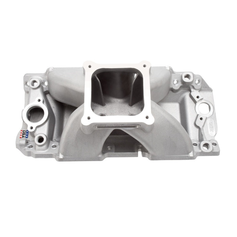 Edelbrock 2895 Manifold fits Chevy BB 9 8 Deck (Short) Super Victor 565 Thick Flange Rect Port Heads
