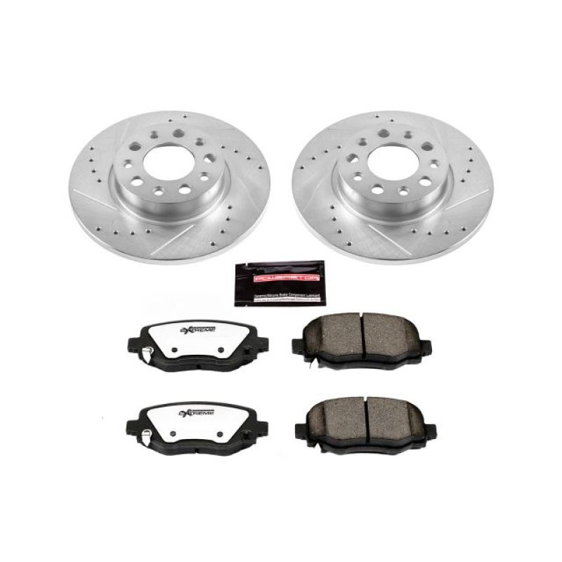 PowerStop K7301-36 16-18 fits Fiat 500X Rear Z36 Truck & Tow Brake Kit