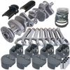 Eagle 12323000 fits Chevy 327 3.250in Crank 6.125in H-Beam -5cc Flat Top 4.000in Pistons Rotating Assembly