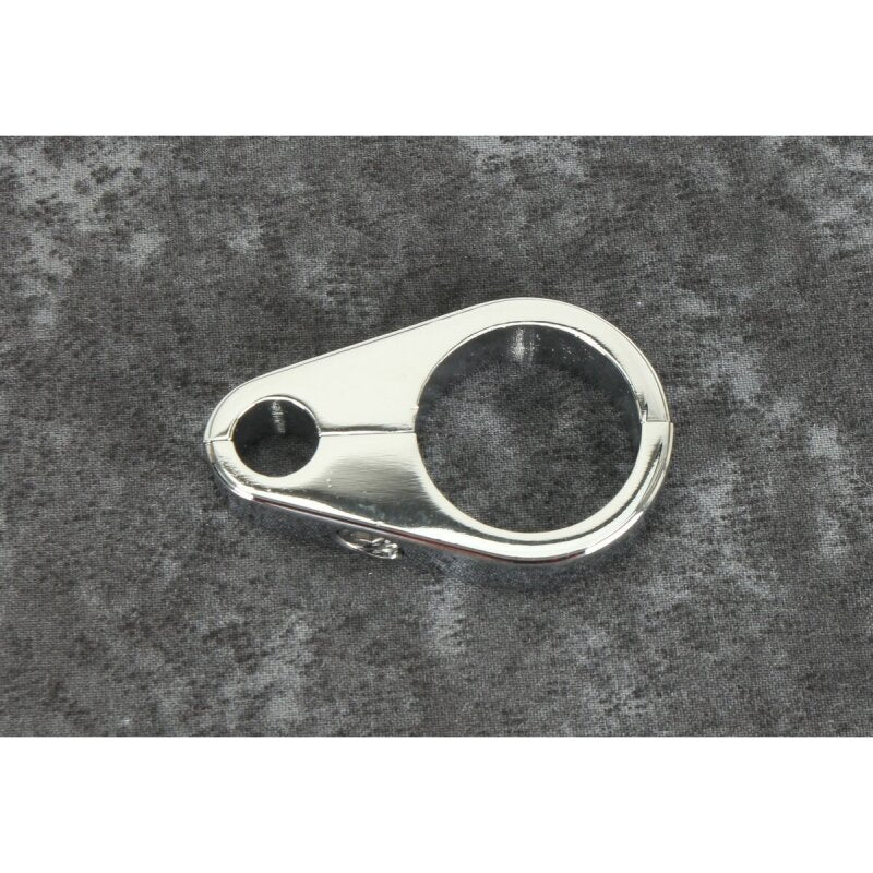 Bikers Choice 489799 1 1/8 Inch Chrome Plain Clutch Cable Clamp