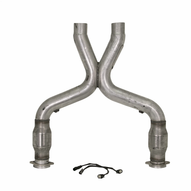 BBK 1658 Mustang 5.0 Short Mid X Pipe With Catalytic Converters 3.0 For Long T