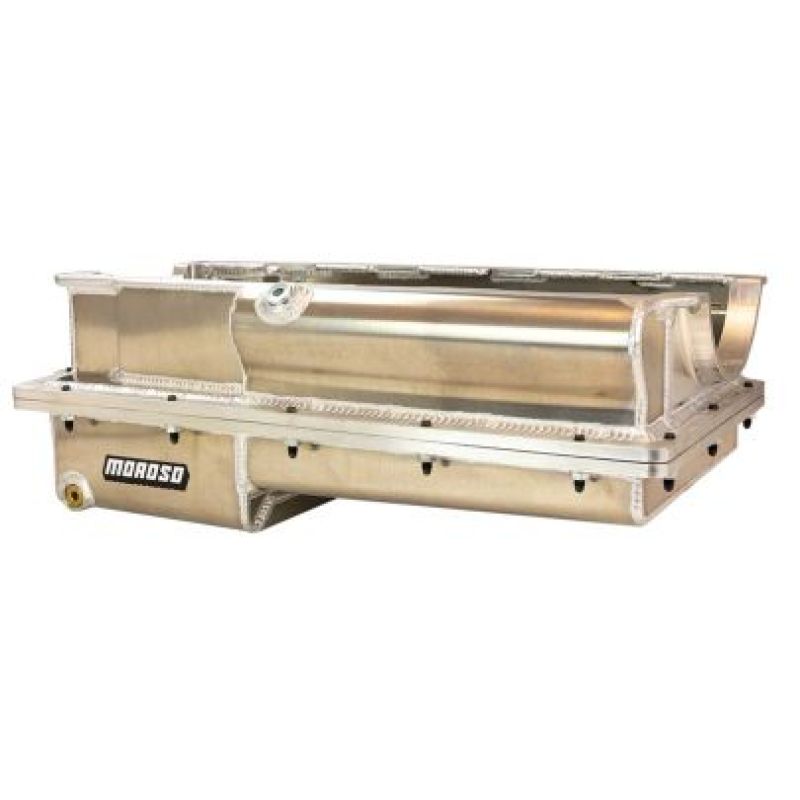Moroso 20380 Brodix 5.00in Bore BBC 2 Piece Wet Sump Aluminum Oil Pan