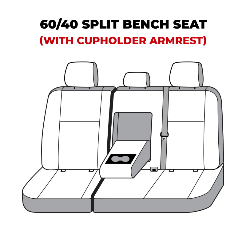 Covercraft SS8538WFBK Endura Waterproof Polyester SeatSaver Custom Second Row
