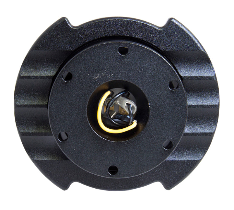 NRG SRK-250BK Quick Release Kit Gen 2.5 - Black / Black Ring w/Finger Grooves