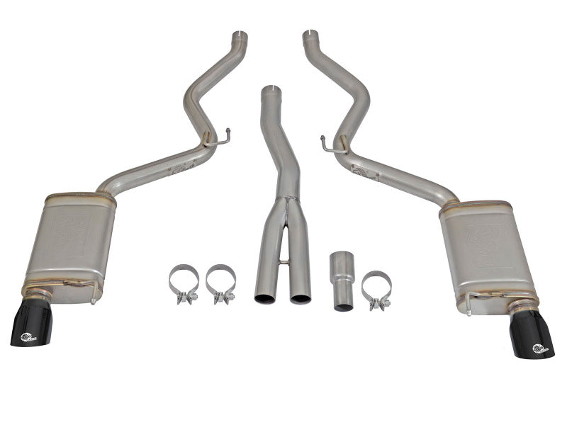 AFE 49-33084-B rce XP Exhausts Cat-Back SS-304 EXH w/ Black Tips 15-16 fits For