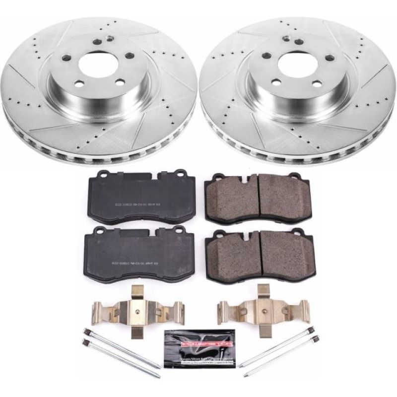 PowerStop fits Mercedes-Benz 07-08 CL550 Front Z23 Evolution Sport Brake Kit
