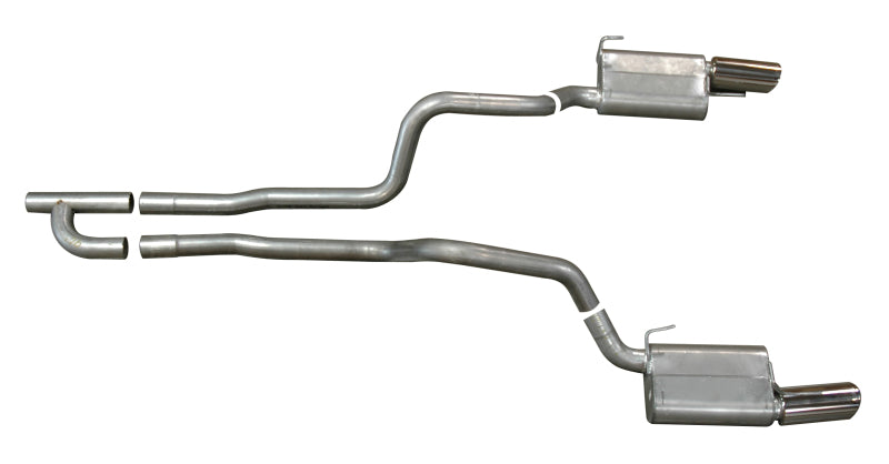 Gibson 319005 fits Ford 05-10 Mustang Base 4.0L 2.5in Cat-Back Dual Exhaust - A