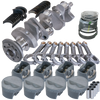 Eagle 62001040 fits Chevy 350 3.480in Crank 5.700in I-Beam Rods -5cc Flat Top 4.040in Pistons Rotating Assembly