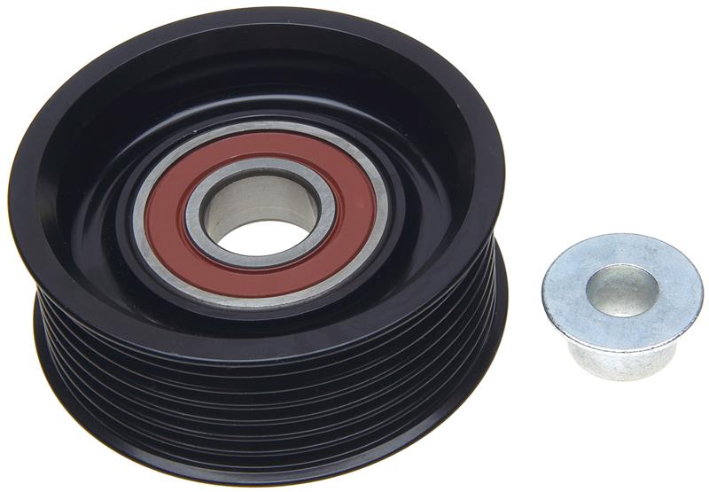 Gates 36222 fits Nissan Frontier Steel V-Ribbed 7-Grooved Flanged Idler Pulley