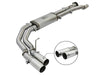 AFE 49-43091-P Rebel Series 3in 409 SS Cat Back Exhaust w/ Polished Tips 17 fit
