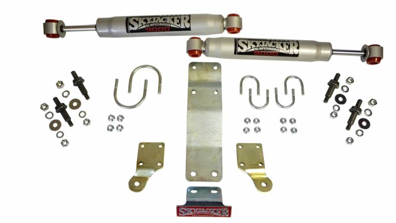 Skyjacker 9206 2007-2017 fits Jeep Wrangler Dual Steering Damper Kit w/ 9000