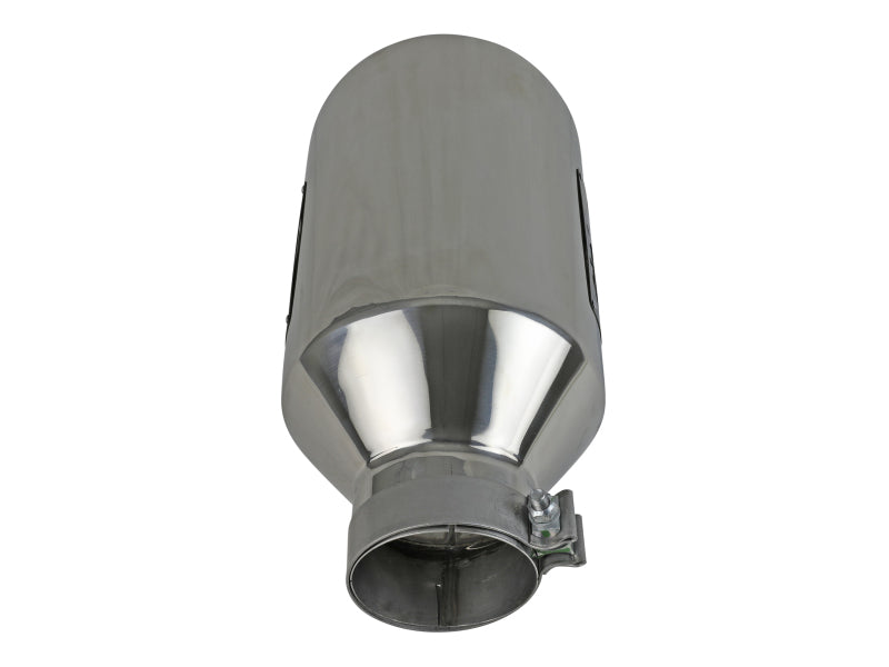 AFE 49T40801-P15 MACH Force-Xp 304 Stainless Steel Clamp-on Exhaust Tip - Polis