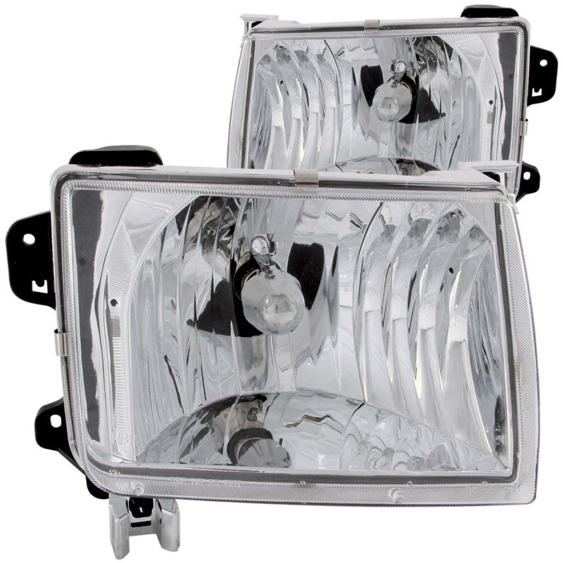 ANZO 111049 1900 fits Nissan 98-20 Frontier Crystal Headlights Chrome
