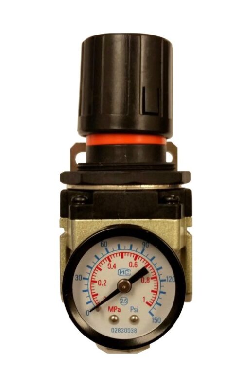 Kleinn 1150 150 PSI Inline Air Pressure Regulator w/ 1/4In NPT Inlet / Outlet Ports