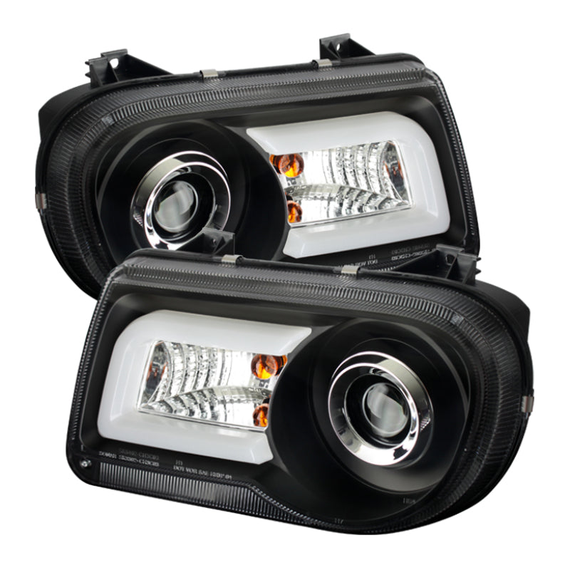 Spyder 5075659 fits Chrysler 05-10 300C Projector Headlights LED DRL Black High