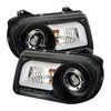 Spyder 5075659 fits Chrysler 05-10 300C Projector Headlights LED DRL Black High