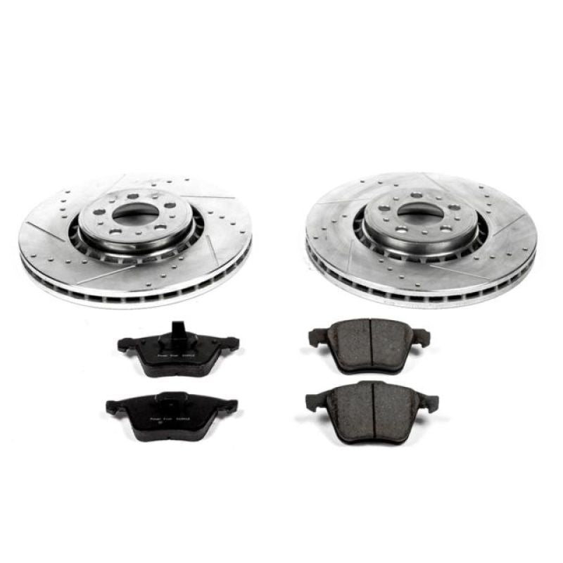 PowerStop K4552 fits Volvo 03-14 XC90 Front Z23 Evolution Sport Brake Kit