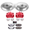 PowerStop KC5883 26 fits Scion FR-S Rear Z26 Street Warrior Brake Kit w/Calipers