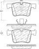 Stoptech 305.1561 Street Select Brake Pads w/Hardware - Front