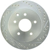 Stoptech 227.42077L Select Sport fits Nissan Slotted and Drilled Left Rear Rotor