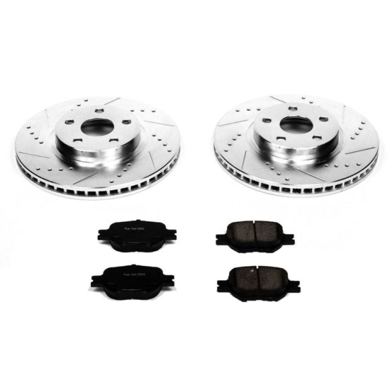 PowerStop K2313 fits Scion 05-10 tC Front Z23 Evolution Sport Brake Kit