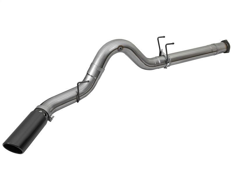 AFE 49-43090-B Bore-HD 5in DPF Back 409 SS Exhaust System w/Black Tip 2017 fits