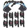 Granatelli Motor Sports 28-0513KT1 Granatelli 05-13 fits GM LS2/LS3 Pro Series Extreme Coil & Wire Kit
