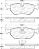 Stoptech 308.0517 Street Brake Pads - Front