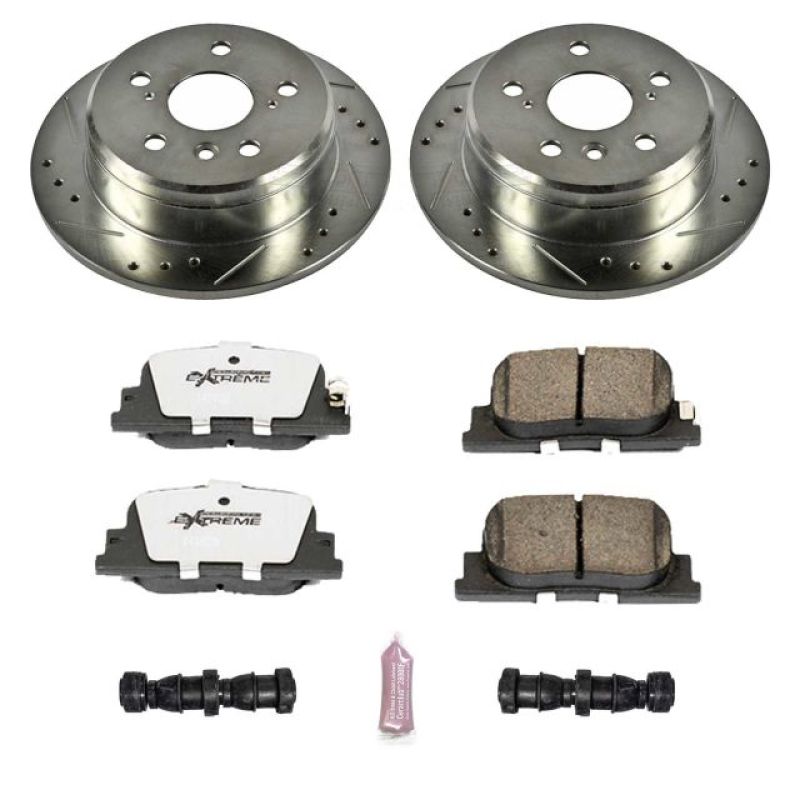PowerStop K1084-26 00-01 fits Lexus ES300 Rear Z26 Street Warrior Brake Kit