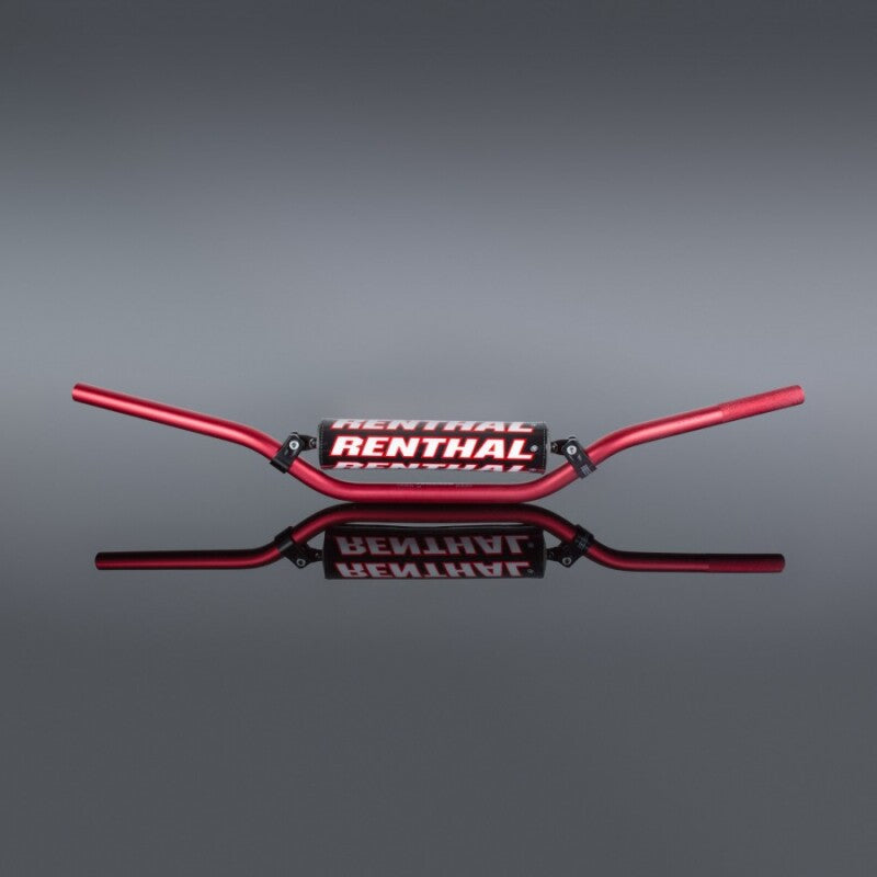 Renthal 722-01-RD-01-185 CR High/ Ricky Johnson 7/8 in. Handlebar - Red
