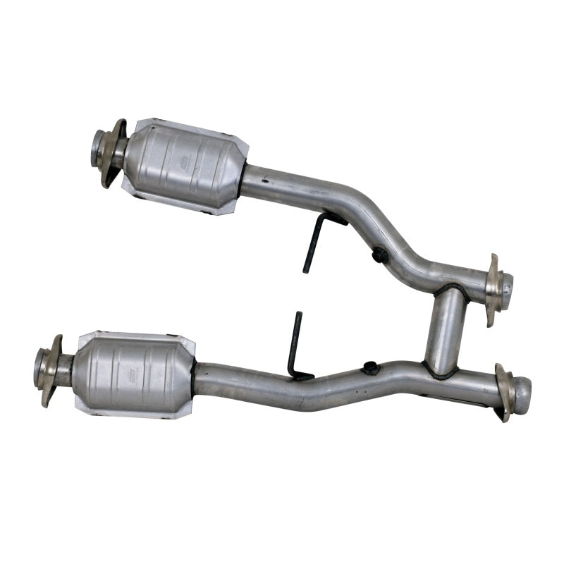BBK 1538 Mustang 4.6 GT / fits Cobra 96-04 Short Mid H Pipe w Catalytic Convert