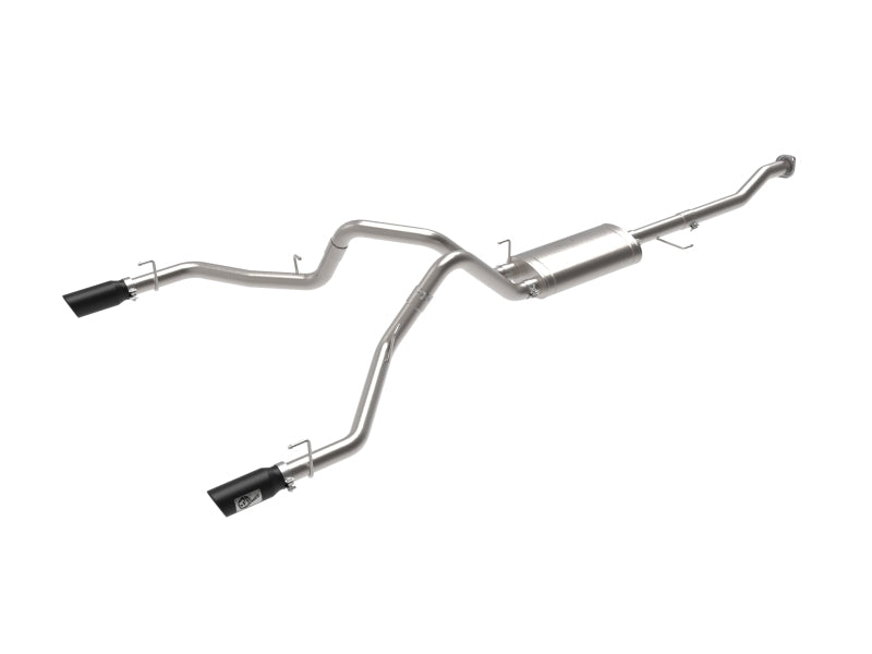 AFE 49-33130-B Series 3in 304SS Cat-Back w/ Black Tips 15-20 fits Ford F-150 V