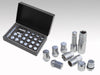 Rays W19DL12125C M12x1.25 19mm Hex w/ 2 Piece Double Lock Nut Set - Chrome