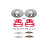 PowerStop KC1301 fits Ford Mustang Front Z26 Street Warrior Brake Kit w/Calipers