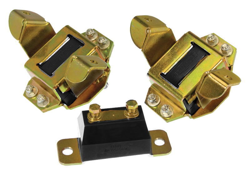 Prothane 6-1905-BL fits Ford Motor & Trans Mount Kit - Black