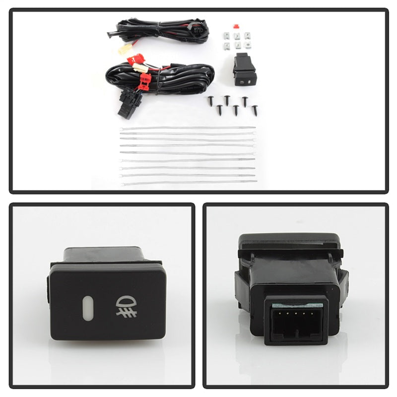 Spyder 5084897 fits Honda 17-18 CRV OEM Chrome Trim Fog Lights w/Switch & Cover