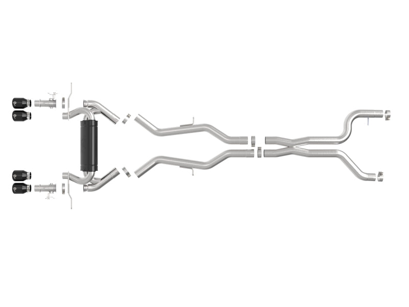 AFE 49-36353-B fits BMW M2 L6-3.0L (G87) MACH Force-Xp Cat-Back Exhaust w/ Blac