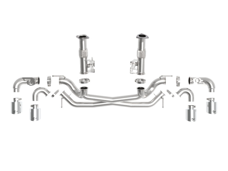AFE 49-34124NM-P orce-Xp 304 Stainless Steel Cat-Back Exhaust Polished 2020 fit
