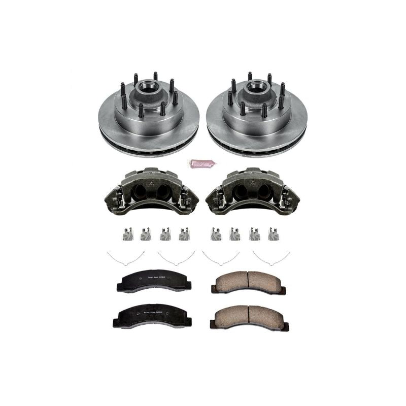 Power Stop KCOE1893 99 fits Ford F-350 Super Duty Front Autospecialty Kit w/Cals
