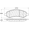Stoptech 308.1084 06-17 Dodge Ram 1500 Street Performance Front Brake Pads