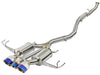 AFE 49-36616-L 3in 304 SS Cat-Back Exhaust w/ Blue Flame Tips 2017+ fits Honda
