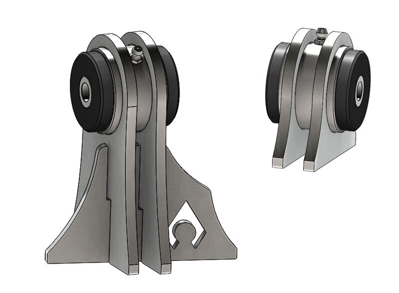 Artec Industries BR1122 97-06 fits Jeep Wrangler TJ Weld On Uca Brackets Daystar Bushings 7/16 In Hole
