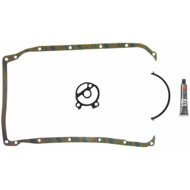 Fel-Pro OS34300C fits Chevrolet S10 OS 34300 C Engine Oil Pan Gasket Set Blue Stripe cork-rubber
