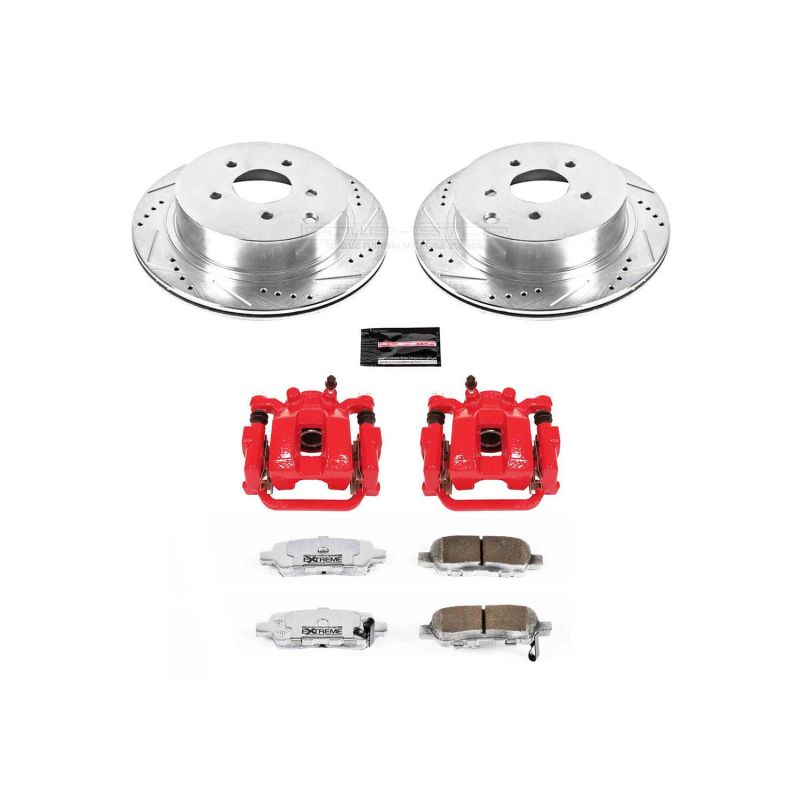 PowerStop fits Infiniti 03-08 FX35 Rear Z26 Street Warrior Brake Kit w/Calipers