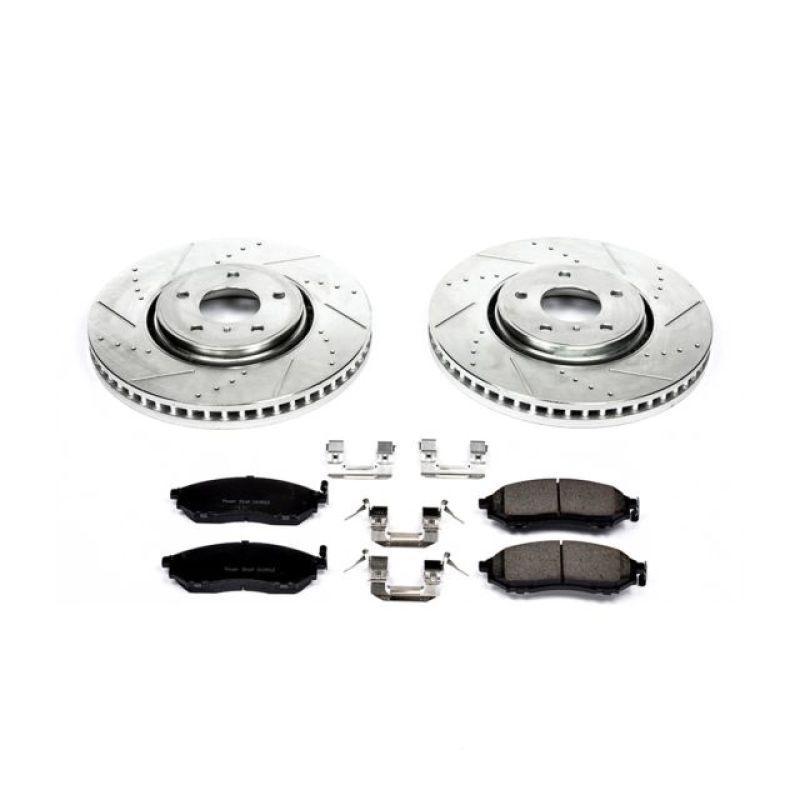 PowerStop K5264 fits Infiniti 05-12 FX35 Front Z23 Evolution Brake Kit