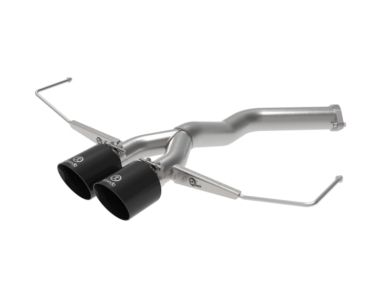 AFE 49-37012-B 3in-2.5in 304 SS Axle-Back Exhaust w/ Black Tip 19-20 fits Hyun