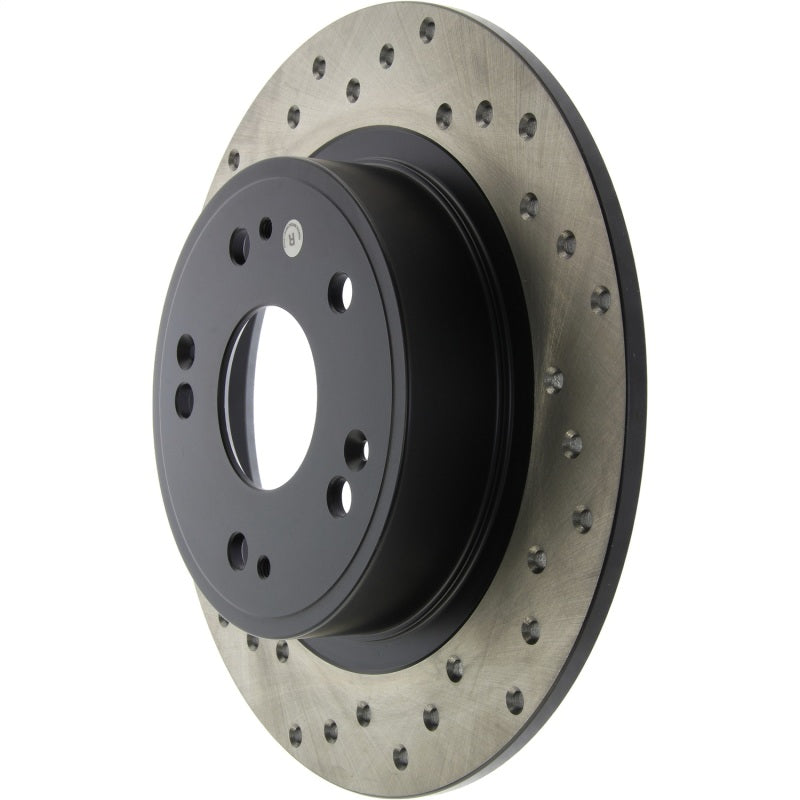 Stoptech 128.40068CR 05-17 Honda Accord / 16-17 HR-V / 09-14 Acura TSX Cryo Sport Drilled Rear Right Rotor