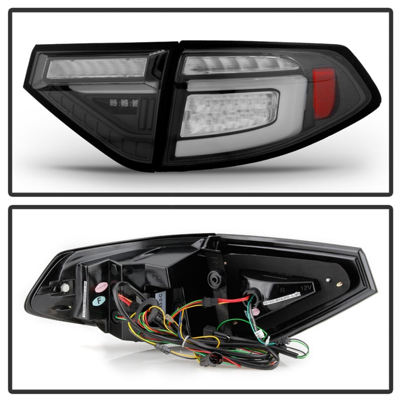 SPYDER 5086730 Subara fits Impreza WRX Hatchback LED Tail Light Seq Signal Black